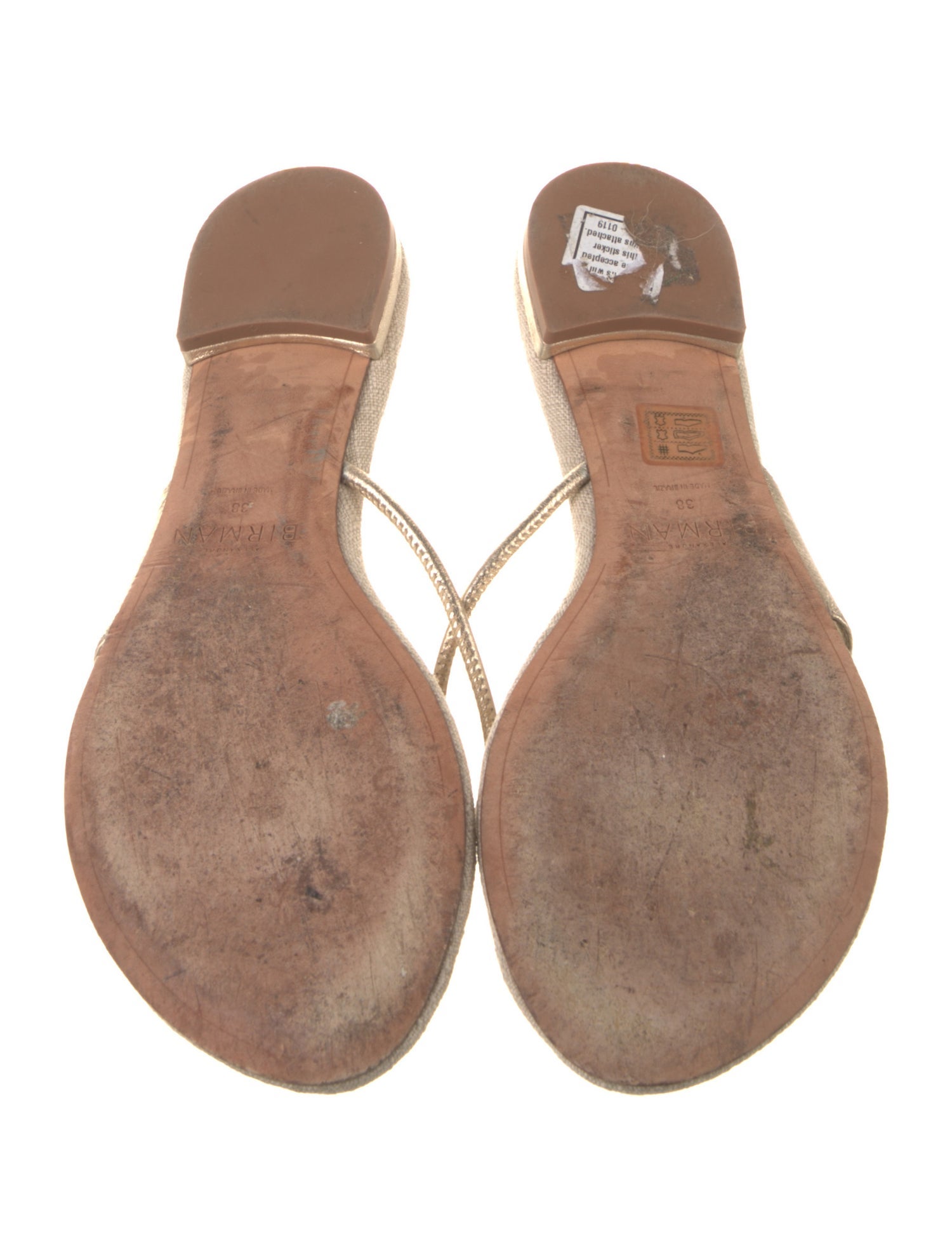 Alexandre Birman Leather Flip Flops