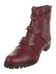 Alexandre Birman Leather Combat Boots
