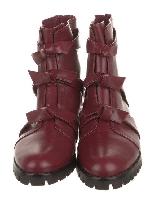 Alexandre Birman Leather Combat Boots