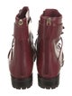 Alexandre Birman Leather Combat Boots