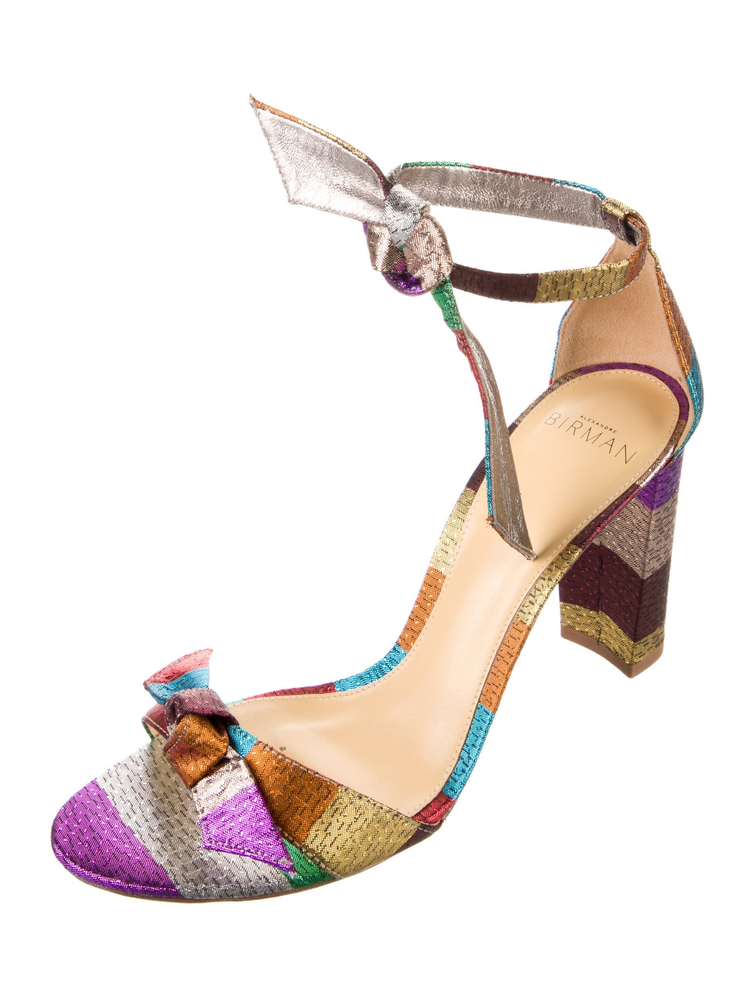 Alexandre Birman Striped Sandals
