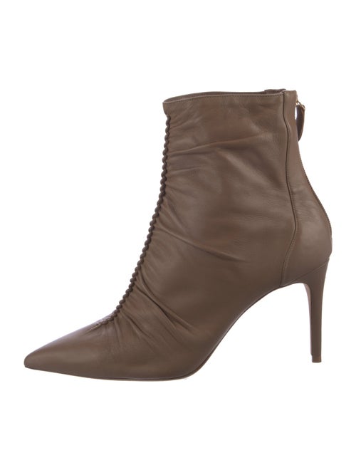 Alexandre Birman Leather Braided Accents Boots