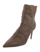 Alexandre Birman Leather Braided Accents Boots