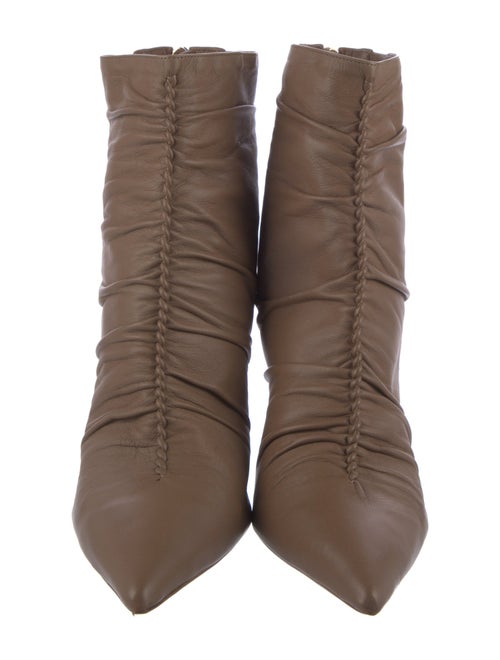 Alexandre Birman Leather Braided Accents Boots