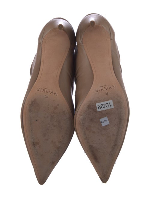 Alexandre Birman Leather Braided Accents Boots