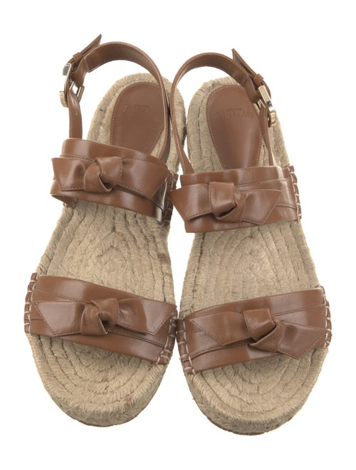 Alexandre Birman Leather Espadrilles