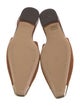Alexandre Birman Suede Leather Trim Embellishment Slingback Flats
