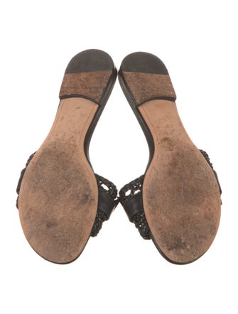 Alexandre Birman Leather Slides