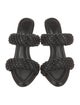 Alexandre Birman Leather Braided Accents Slides