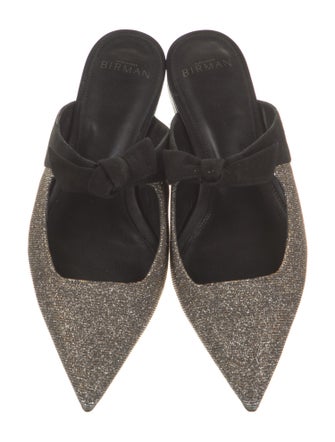 Alexandre Birman Glitter Glitter Accents Mules