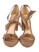 Alexandre Birman Suede Bow Accents Sandals