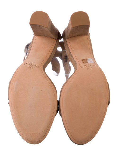 Alexandre Birman Suede Bow Accents Sandals