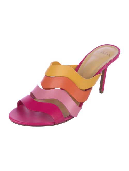 Alexandre Birman Leather Slides