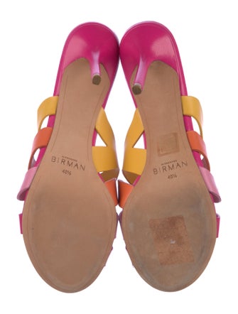 Alexandre Birman Leather Slides