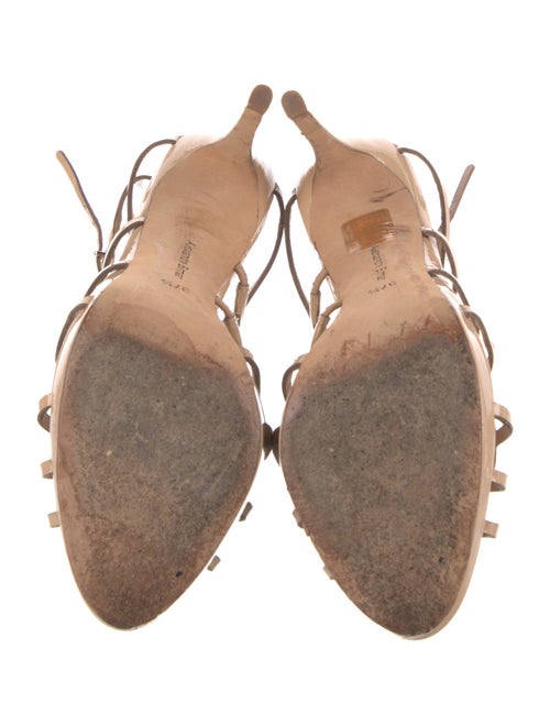 Alexandre Birman Patent Leather Slingback Sandals