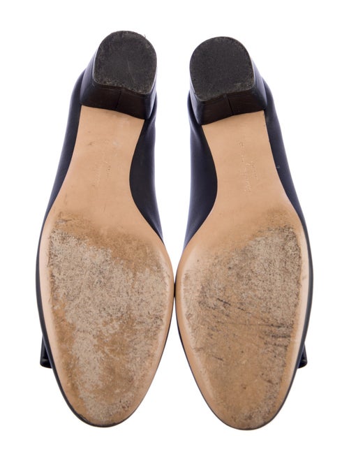 Alexandre Birman Leather Animal Print T-Strap Sandals