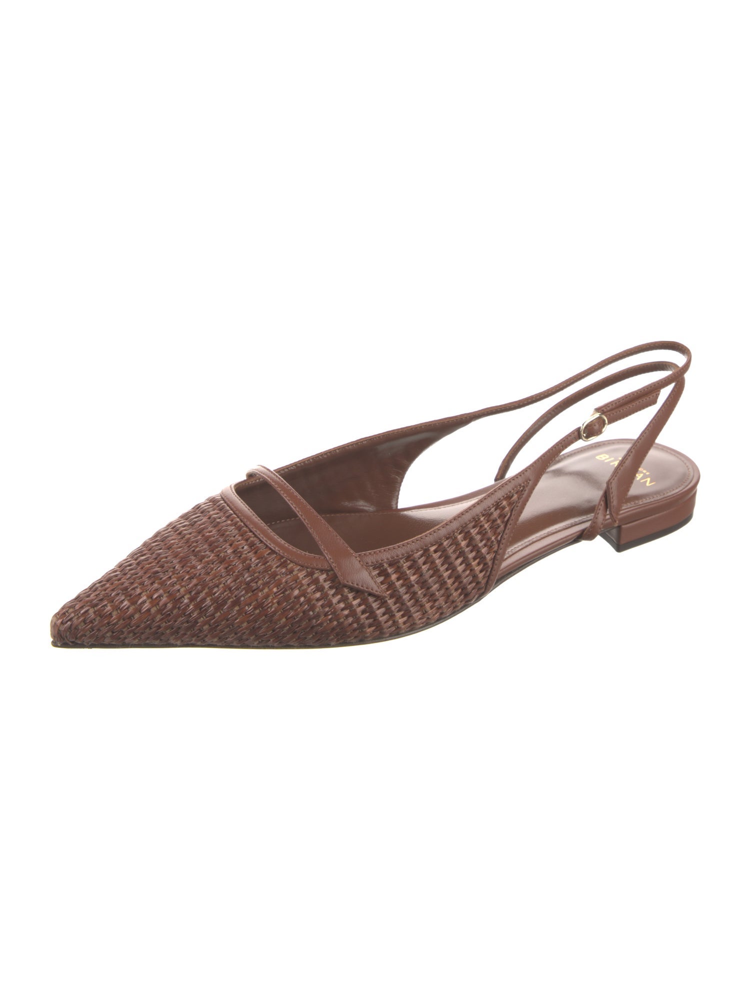 Alexandre Birman Leather Slingback Flats w/ Tags