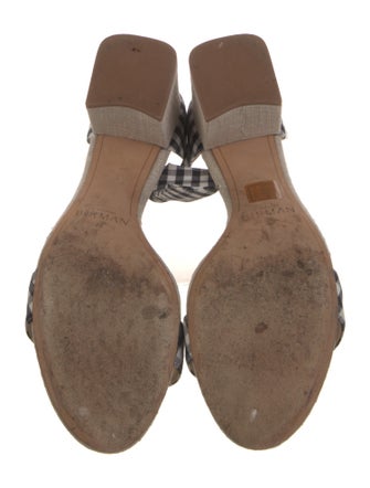 Alexandre Birman Canvas Animal Print Sandals