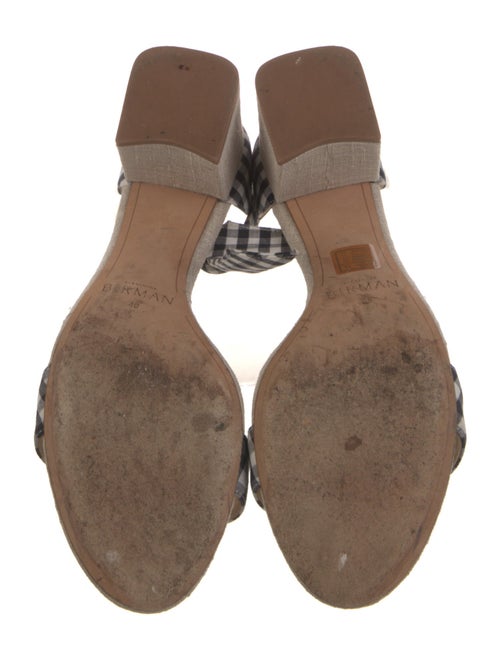 Alexandre Birman Canvas Animal Print Sandals