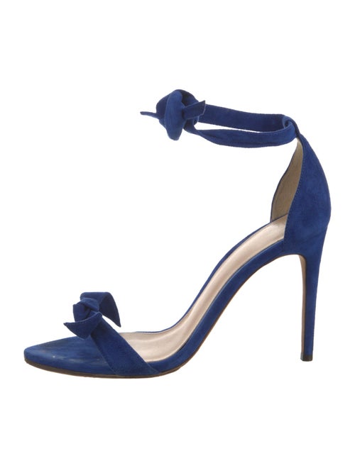 Alexandre Birman Suede Bow Accents Sandals