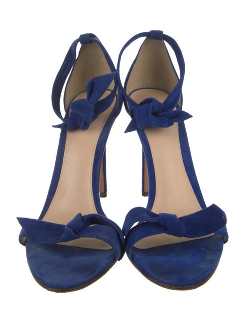 Alexandre Birman Suede Bow Accents Sandals