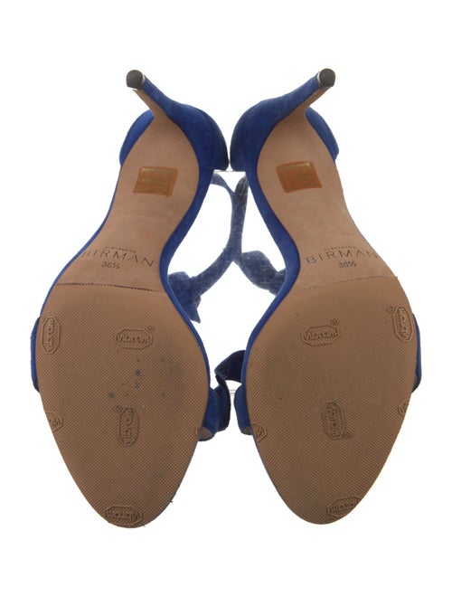 Alexandre Birman Suede Bow Accents Sandals