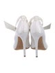Alexandre Birman Leather Bow Accents Pumps
