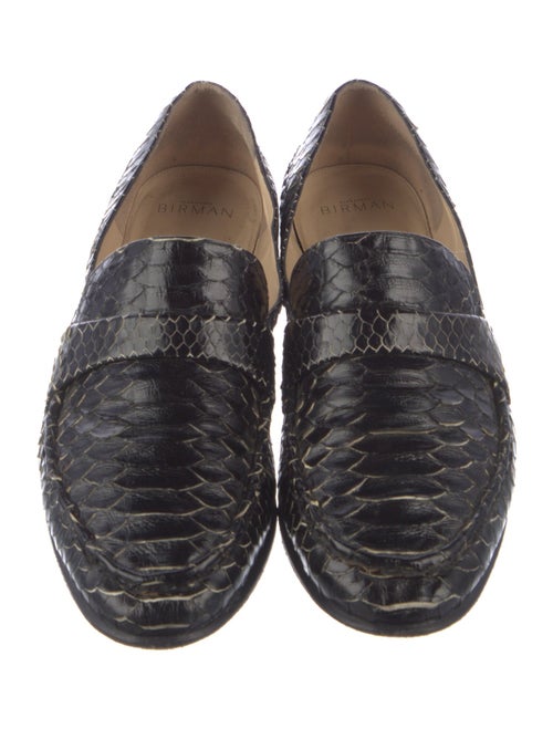 Alexandre Birman Snakeskin Loafers