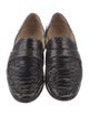 Alexandre Birman Snakeskin Loafers