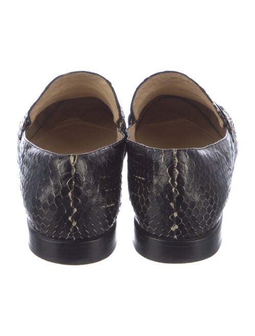 Alexandre Birman Snakeskin Loafers