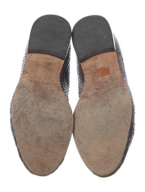 Alexandre Birman Snakeskin Loafers