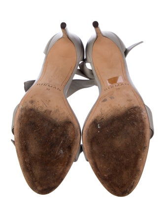 Alexandre Birman Leather Animal Print Sandals