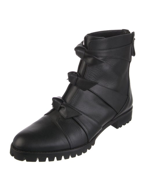 Alexandre Birman Leather Combat Boots