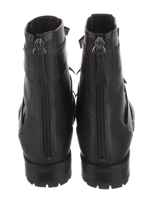 Alexandre Birman Leather Combat Boots