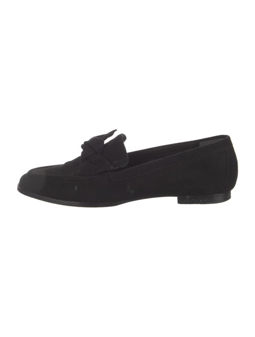 Alexandre Birman Suede Bow Accents Loafers