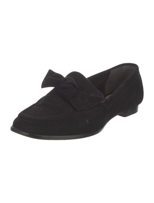 Alexandre Birman Suede Bow Accents Loafers