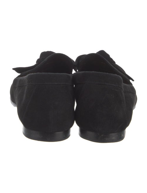 Alexandre Birman Suede Bow Accents Loafers