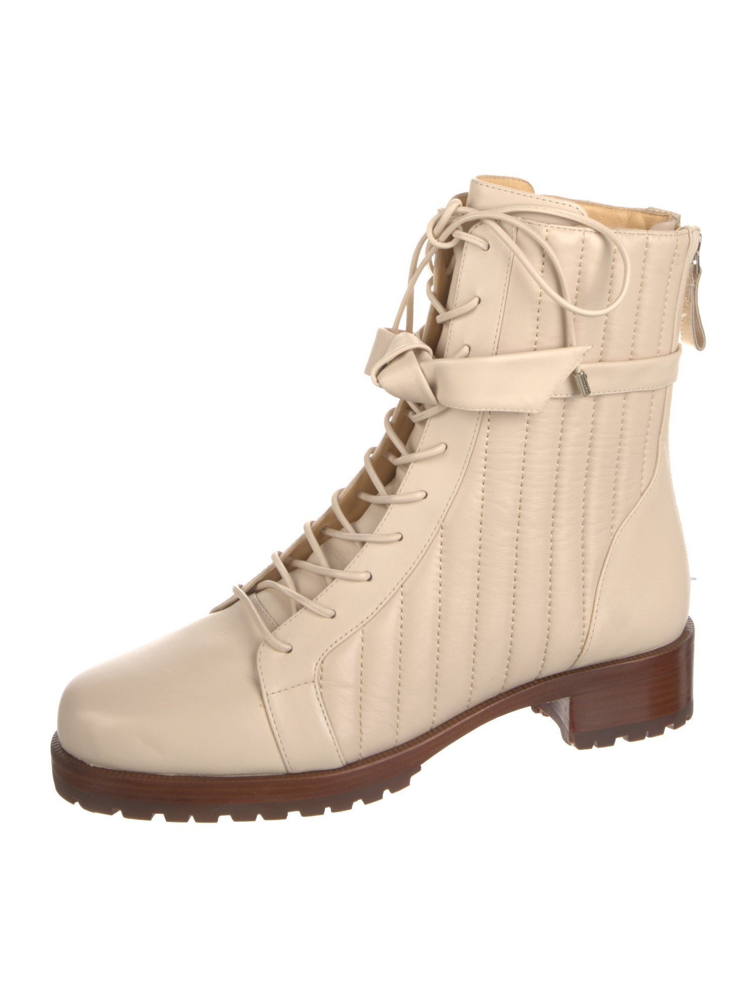 Alexandre Birman Leather Combat Boots
