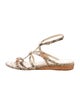 Alexandre Birman Snakeskin Animal Print Gladiator Sandals