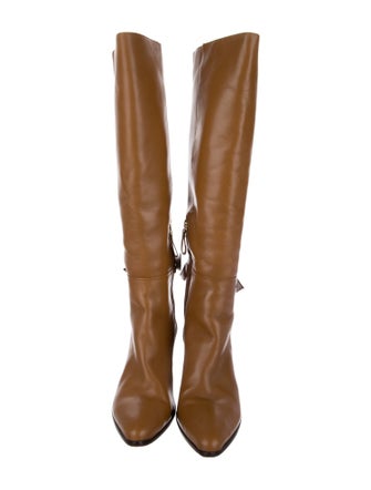 Alexandre Birman Leather Riding Boots