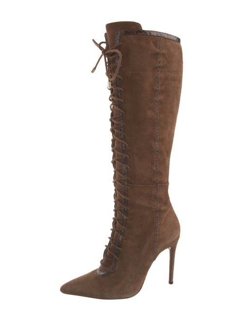 Alexandre Birman Suede Lace-Up Boots
