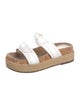 Alexandre Birman Leather Bow Accents Espadrilles