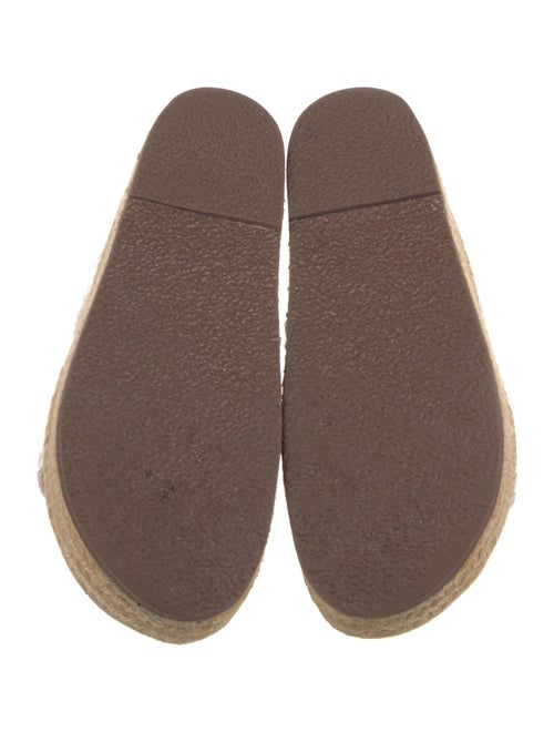 Alexandre Birman Leather Bow Accents Espadrilles