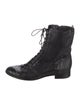 Alexandre Birman Embossed Leather Combat Boots