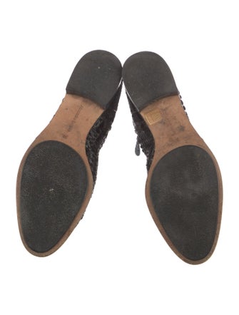 Alexandre Birman Embossed Leather Combat Boots