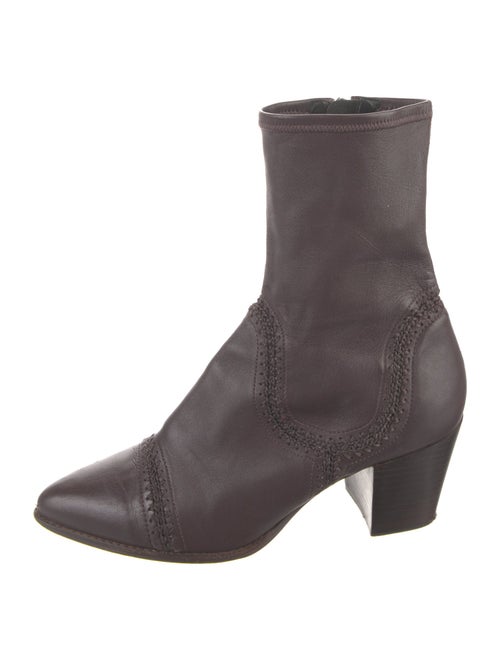 Alexandre Birman Leather Sock Boots