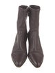 Alexandre Birman Leather Sock Boots