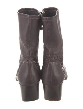 Alexandre Birman Leather Sock Boots