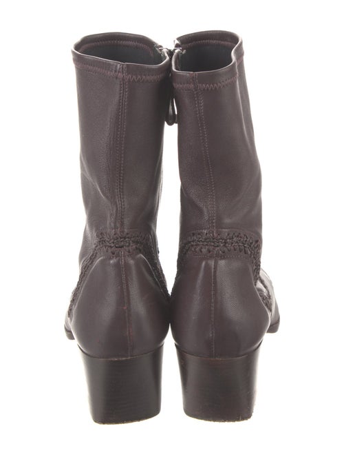 Alexandre Birman Leather Sock Boots