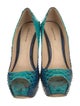 Alexandre Birman Snakeskin Animal Print Pumps